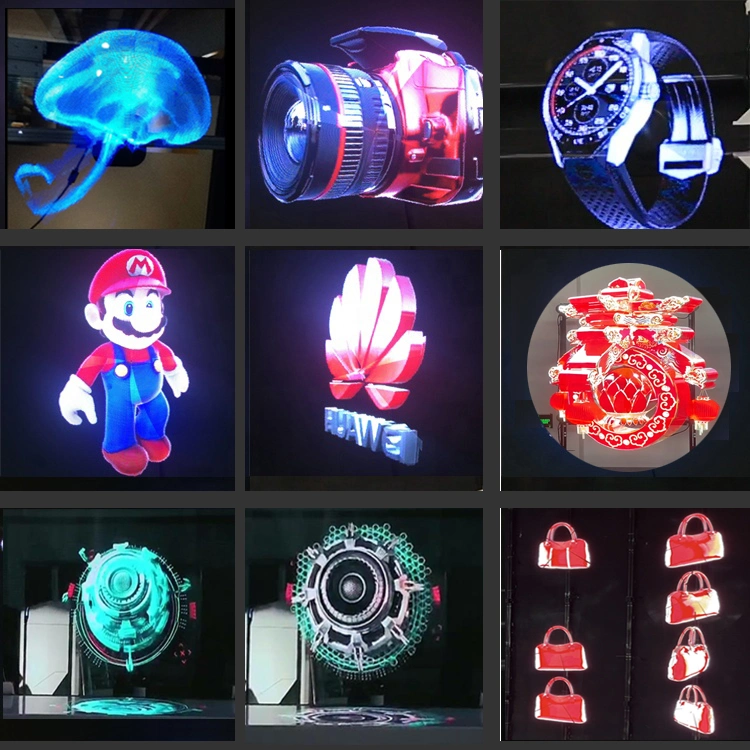 Newest Arrival Largest 100cm 150cm 2048*2880 3D LED Fan 8 Blades Holographic Fan Naked Eyes 3D Hologram Fan for Advertising