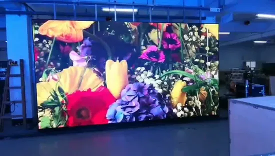 P2.604/P2.976 500mm * 500mm Armadio in alluminio Schermo portatile Pannello video elettronico Sfondo di scena Display pubblicitario a LED ad alto aggiornamento